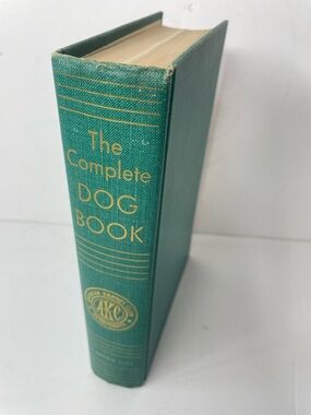 Vintage AKC The Complete Dog Book 1956 Black & White Photos Drawings HC